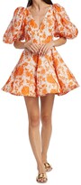 Thumbnail for your product : Zimmermann Postcard Puff Sleeve Mini-Dress
