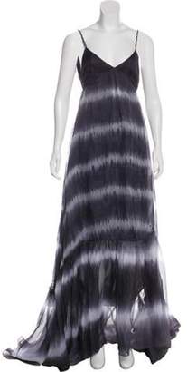 Diane von Furstenberg Tie-Dye Maxi Dress Grey Tie-Dye Maxi Dress