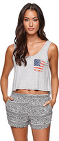 Thumbnail for your product : LA Hearts American Flag Pocket Swing Tank