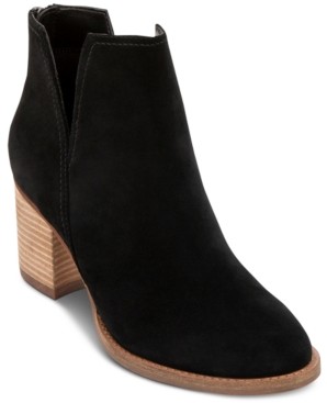 macy's black suede boots