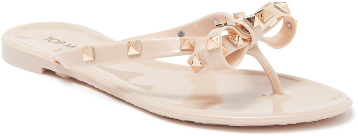 flip flops with bow on top