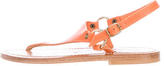 Thumbnail for your product : K Jacques St Tropez Leather Slingback Sandals
