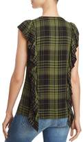 Thumbnail for your product : Alice + Olivia Janet Side-Ruffle Blouse