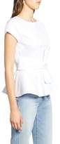 Thumbnail for your product : Halogen Bow Detail Peplum Top