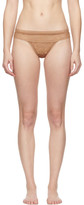 Thumbnail for your product : Calvin Klein Underwear Tan Obsess Thong