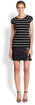 Thumbnail for your product : Bailey 44 Jersey Stripe Contrast Dress