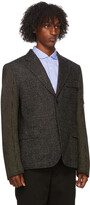 Thumbnail for your product : Junya Watanabe Grey Paneled Wool & Corduroy Jacket