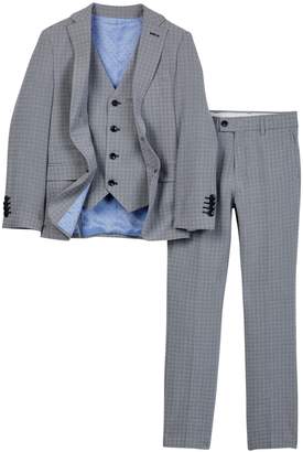 Isaac Mizrahi Textured 3-Piece Suit (Toddler, Little Boys, & Big Boys)