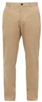 Thumbnail for your product : Burberry Icon Stripe Slim-leg Cotton-twill Chino Trousers - Mens - Camel