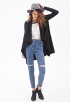 Thumbnail for your product : Forever 21 Longline Shawl Collar Cardigan