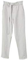 Thumbnail for your product : MANGO Linen high-waist trousers