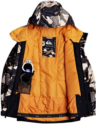 Quiksilver Kids' Mission Waterproof Hooded Snow Jacket