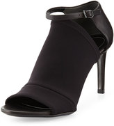 Thumbnail for your product : Balenciaga Neoprene Mid-Heel Glove Sandal, Noir