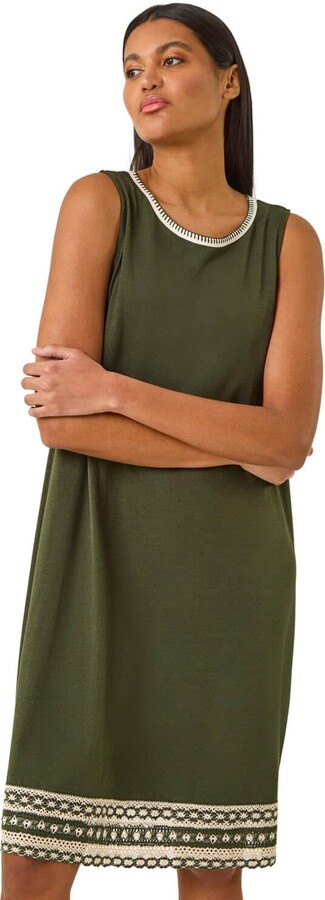 Knee Length Cotton Summer Dresses ShopStyle UK - Main Image