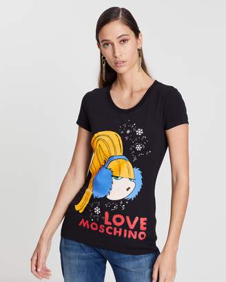 Love Moschino Winter Lady T-Shirt
