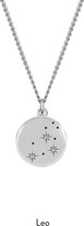 Thumbnail for your product : No 13 Women's Silver / Grey / Black Leo Constellation Necklace - Diamonds & Silver