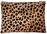 Thumbnail for your product : Clare Vivier Flat Calf Hair Clutch