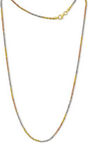 Thumbnail for your product : Fine Jewelry Made in Italy 24K Gold Over Silver Sterling Silver 18 Inch Solid Chain Necklace