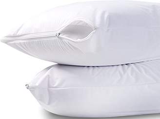 Utopia Bedding Waterproof Zippered Pillow Encasement Bed Bug Proof Pillow Cover Protects Against Dust Mite