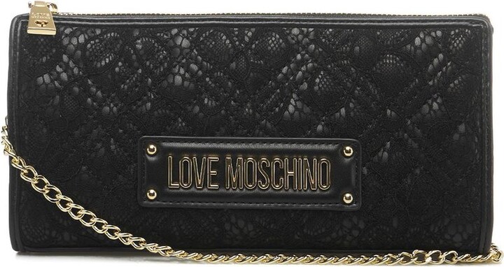 Love Moschino / navy blue quilted bag SS22 - GALANI BOTTEGA