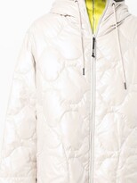 Thumbnail for your product : Izzue Quilted Drawstring-Hooded Jacket