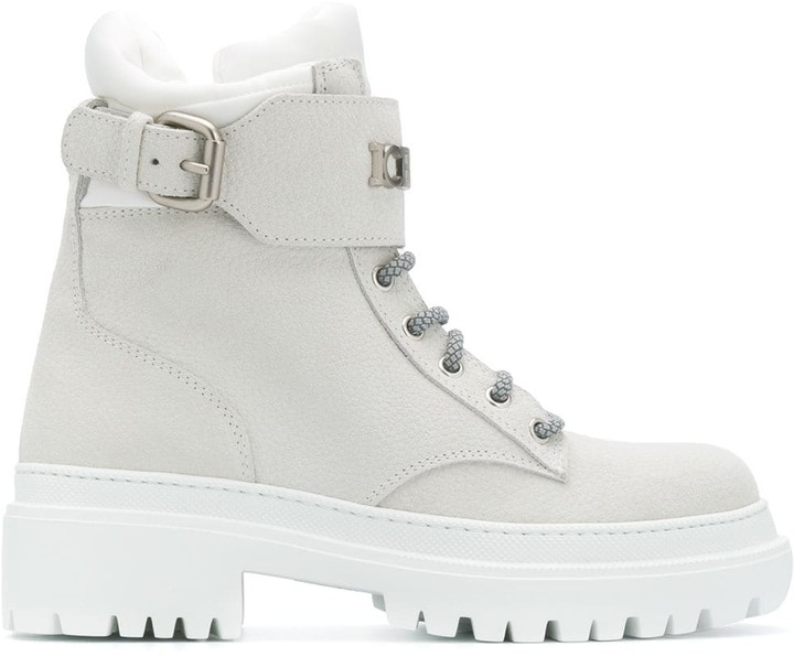 white sole boots womens