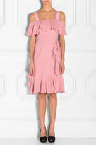 Thumbnail for your product : Alexander McQueen Off-The-Shoulder Ruffled Dress