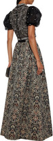 Thumbnail for your product : Alice + Olivia Tina Flared Brocade Maxi Skirt