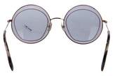 Thumbnail for your product : Miu Miu Tinted Round Sunglasses