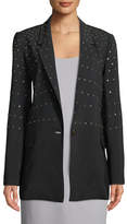 Thumbnail for your product : Badgley Mischka Studded Single-Button Blazer