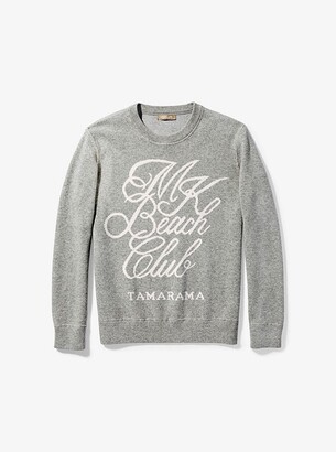 Michael Kors Cotton and Cashmere Beach Club Sweatshirt