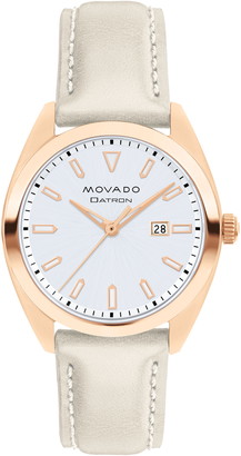 Movado Heritage Datron Leather Band Watch, 31mm