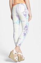 Thumbnail for your product : Nordstrom Skinny Crop Print Leggings