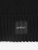Thumbnail for your product : Off-White Ribbed wool beanie
