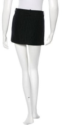 Ann Demeulemeester Wool Striped Skirt