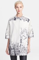 Thumbnail for your product : Helene Berman Tree Print Kimono Coat