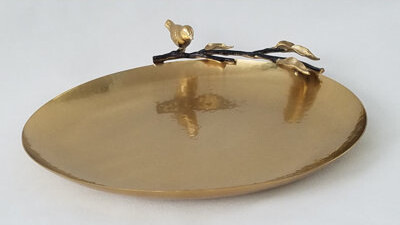 House of Hampton Darrik Songbird Round Tray