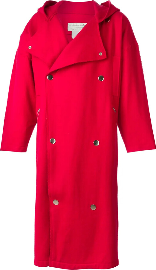 JC de Castelbajac Pre-Owned Hooded Oversized Coat