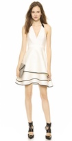 Thumbnail for your product : Halston Layered Skirt Halter Dress