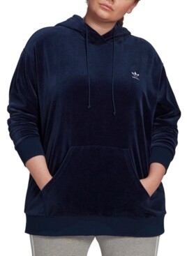 Plus Size Velour Hoodie | Shop the world's largest collection of fashion |  ShopStyle
