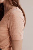 Thumbnail for your product : Country Road Textured Fitted V-Neck T-Shirt