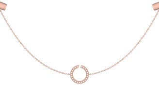 Avani Skyline Necklace In 14 Kt Rose Gold Vermeil On Sterling Silver