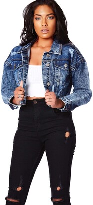 jeans top long jacket
