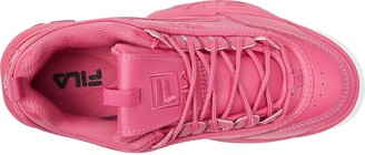 Fila Disruptor II Premium Fashion Sneaker (Fuchsia Rose/Fuchsia Rose/Fuchsia Rose) Women's Shoes