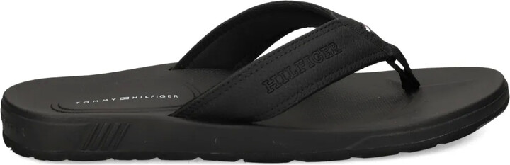 Tommy Hilfiger Textured-Strap Flip-Flops
