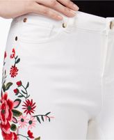 Thumbnail for your product : Thalia Sodi Embroidered Skinny Jeans, Created for Macy's
