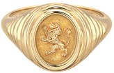 Thumbnail for your product : Retrouvaí Fantasy Lion Signet Ring - Yellow Gold