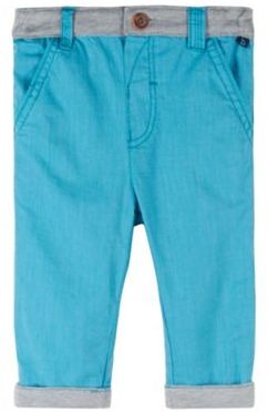 Ted Baker Babies turquoise textured slim trousers