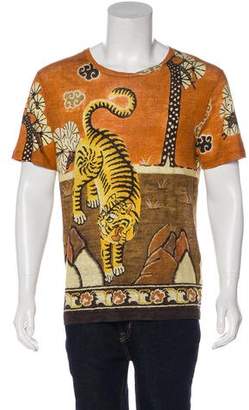 Gucci Linen Tiger Shirt