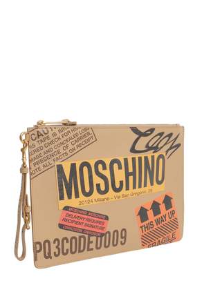 Moschino Printed Large Pouch